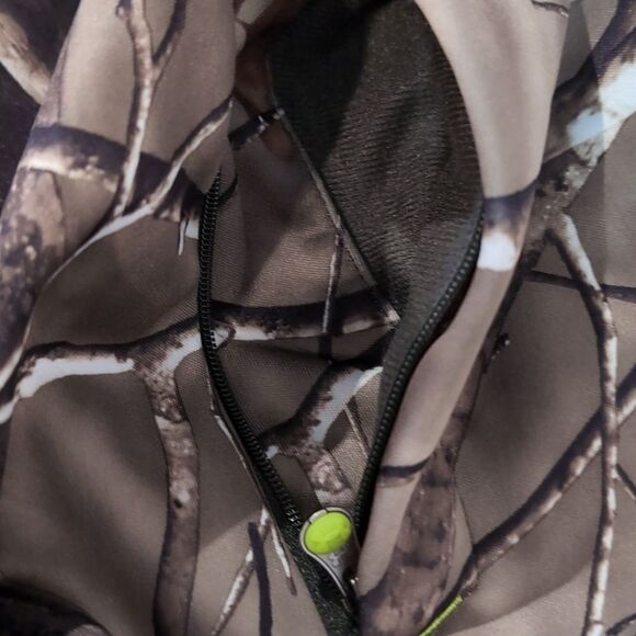 Under Armor Scent Control Soft Shell Fleece Lined Realtree Camo Hoodie Jacket XL - Picture 8 of 8